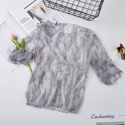 Lace Bottoming Shirt Women&