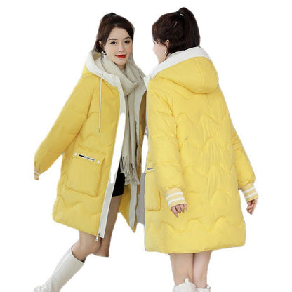 Mid Length Down Cotton Coat Limorista