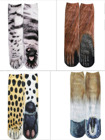 3D animal print socks Limorista