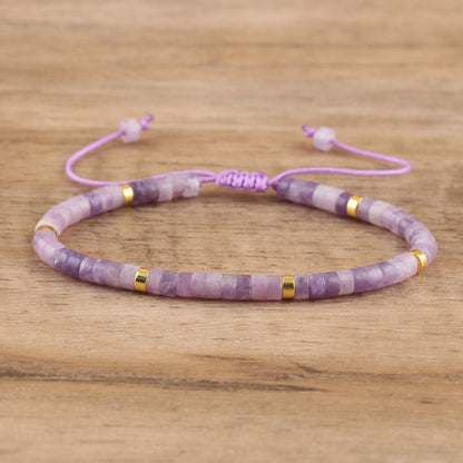 Spacer Beads Beaded Weave Bracelet Women&