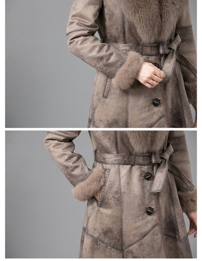 Real Fur One Woman Coat Thickened Limorista