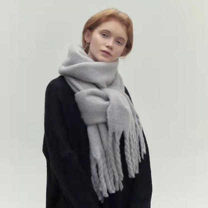 All-match Soft Glutinous Idle Style Thermal Long Scarf Limorista