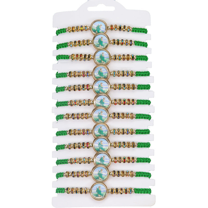 Our Lady Of Mary Saint Benedict Saint Jude Weaving Hand Rope Limorista