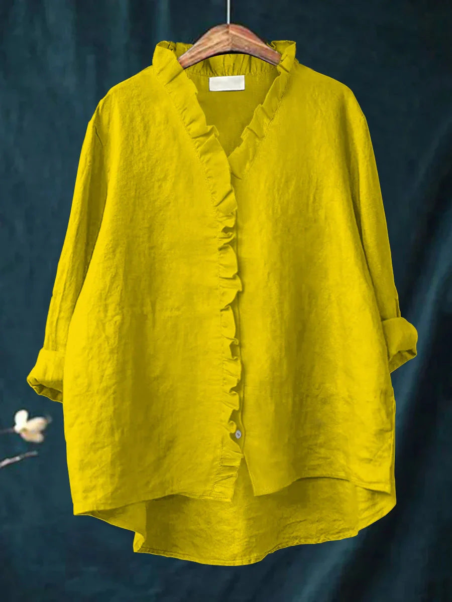 Loose Print Crew Neck Casual Plus Size Women&
