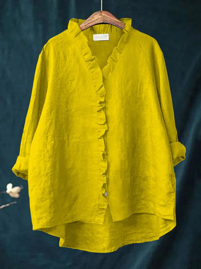 Loose Print Crew Neck Casual Plus Size Women&