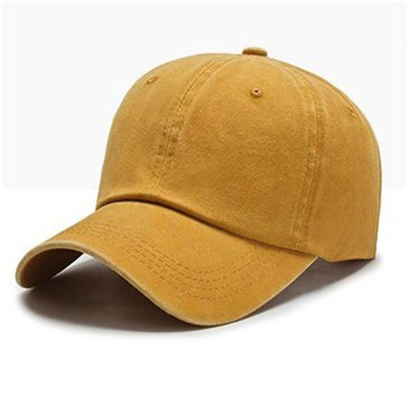 Washed Solid Color Light Board Baseball Cap For Women Limorista