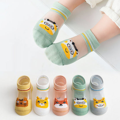 Baby Short Socks Thin Mesh Silk Room Socks Limorista