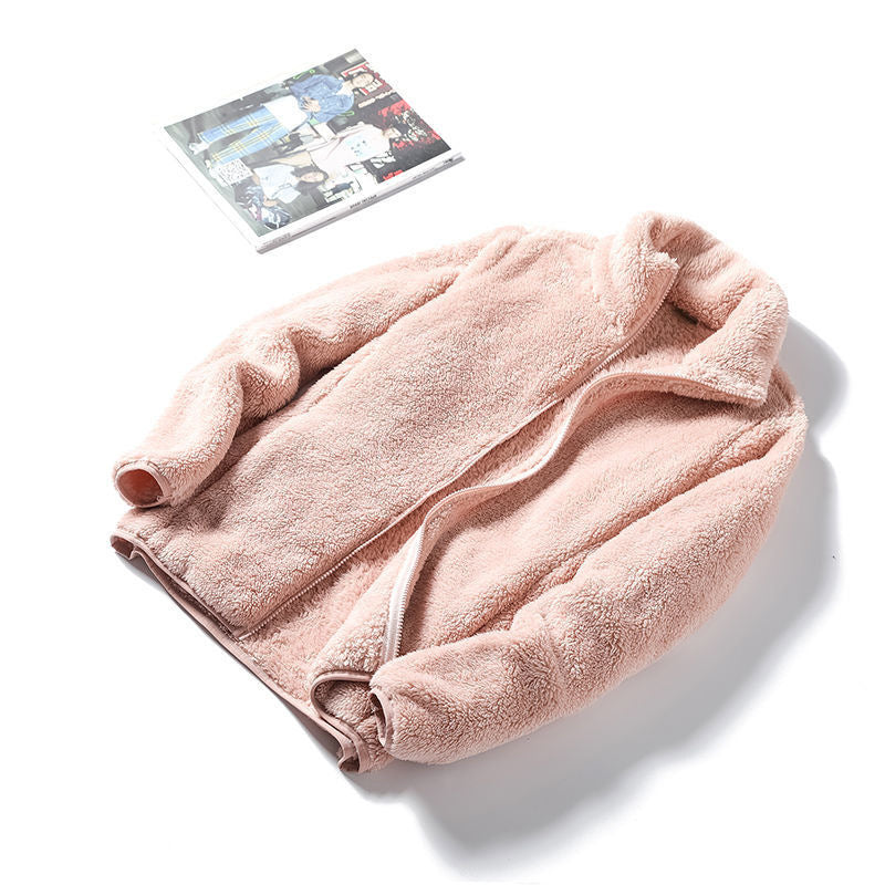 Inner Coral Fleece Sweater Warm With Velvet Limorista
