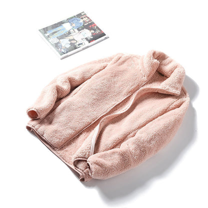 Inner Coral Fleece Sweater Warm With Velvet Limorista