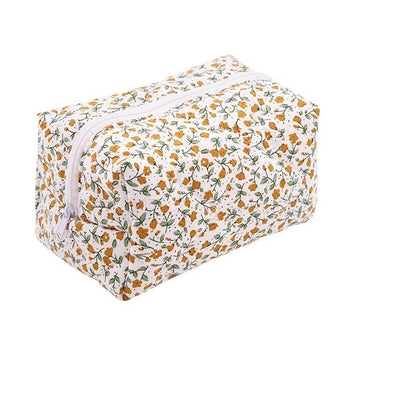In Stock Wholesale Spring Super Large Capacity Fashion Floral Travel Simple Wash Cosmetic Storage Bag Limorista