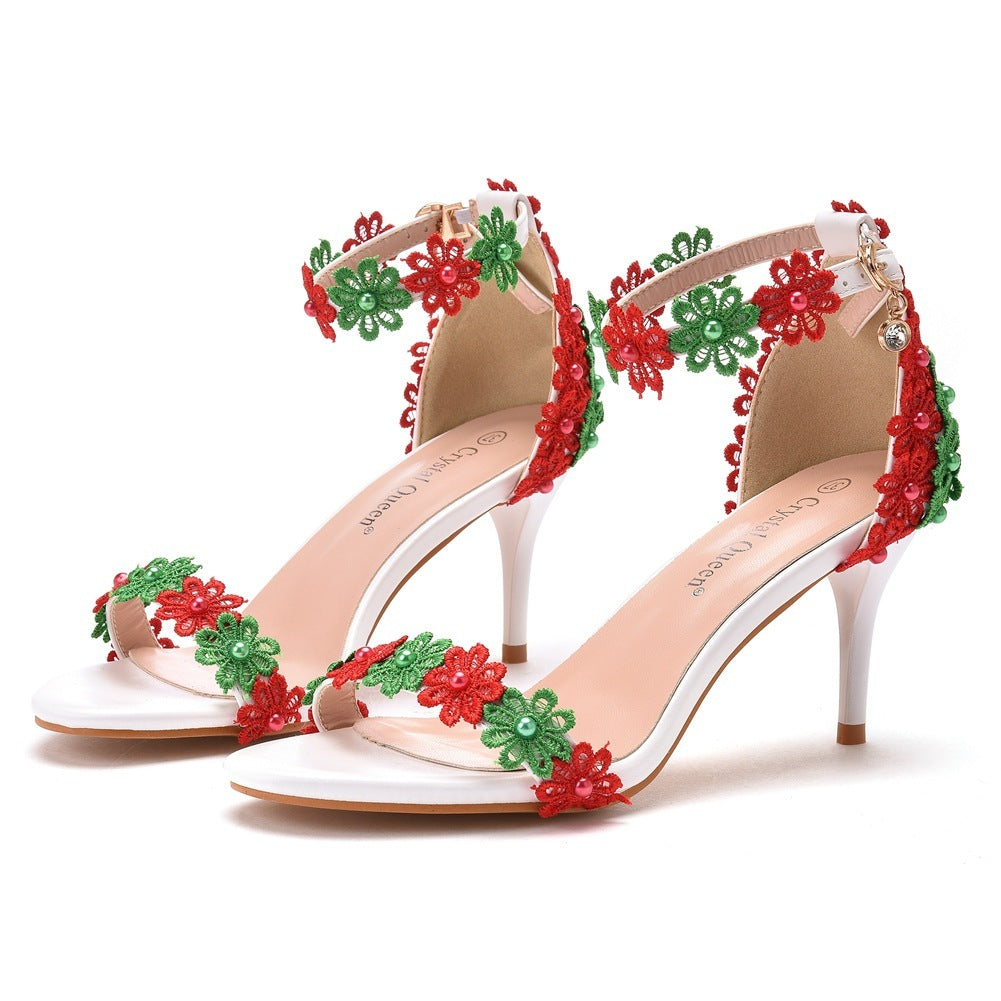 Beaded Large And Small Size Summer Sandals Limorista