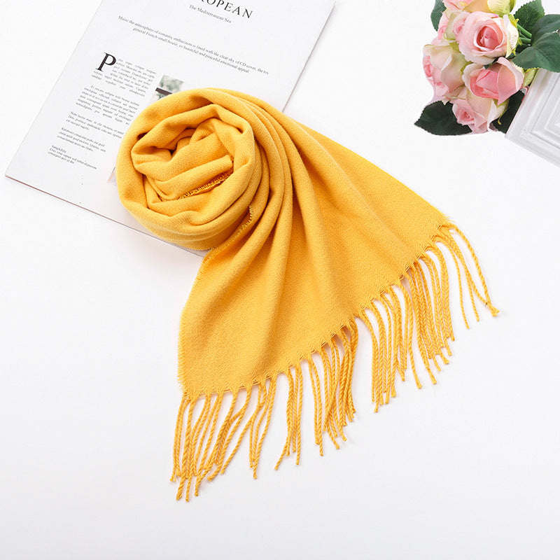 Autumn And Winter British Style Plaid Scarf Winter Limorista