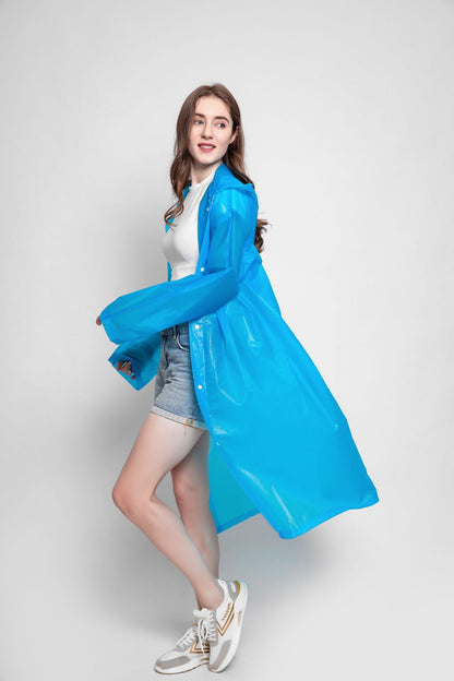 Non-disposable Adult Thickened Transparent 140g Raincoat Limorista