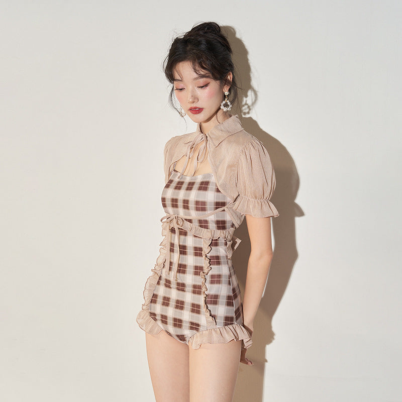 Hot Spring Vacation One Piece Swimsuit Female Limorista