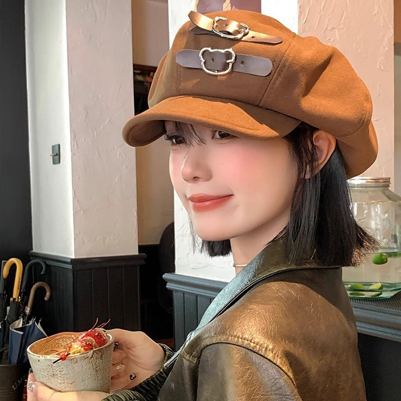 Cloud Hat For Women Autumn And Winter All-matching Small Face Limorista