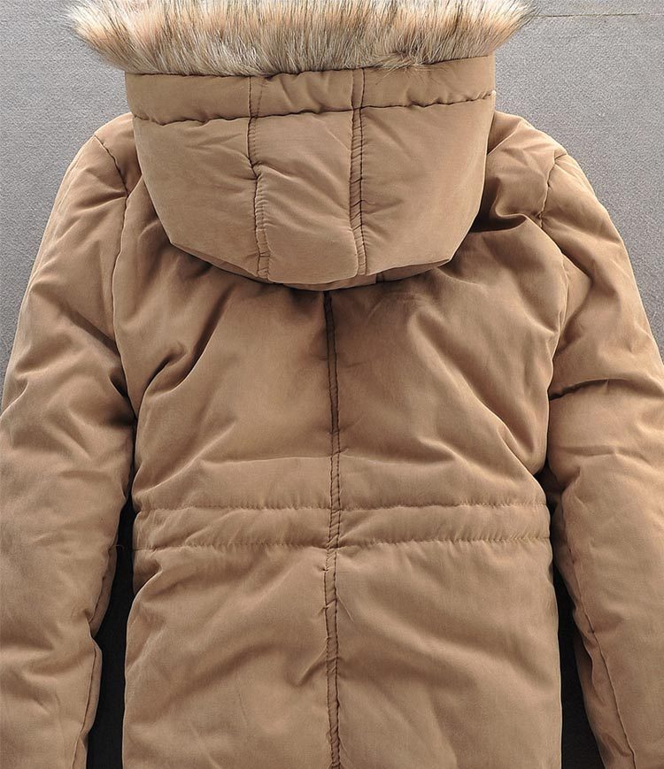 Men Winter Coat Lamb Wool Liner Thick Padded Jacket Men&