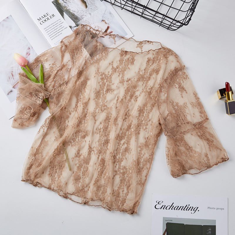Lace Bottoming Shirt Women&