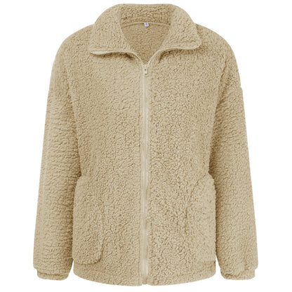 Fashionable Plush Warm Jacket Women Limorista