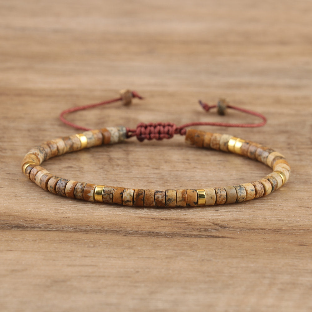 Spacer Beads Beaded Weave Bracelet Women&