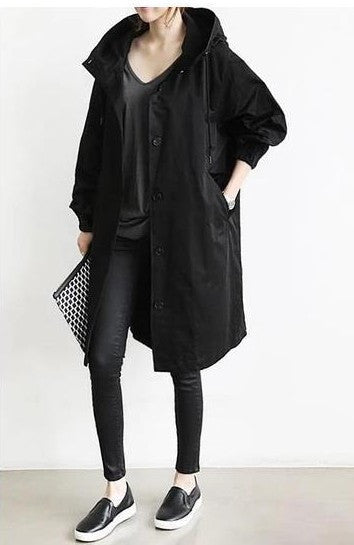Casual Style Windbreaker Women&