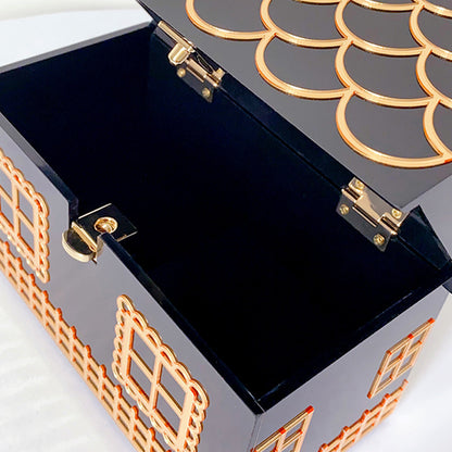New Dinner High-grade Large Capacity Acrylic Handbag Limorista
