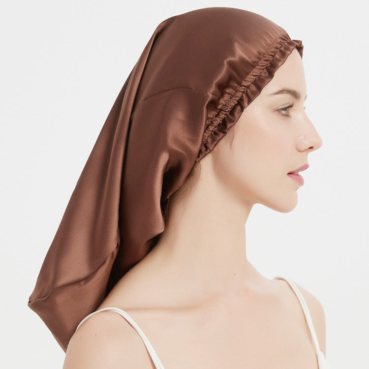 Silk Long Tube Nightcap Hair Care Thermal Heat Cap Limorista