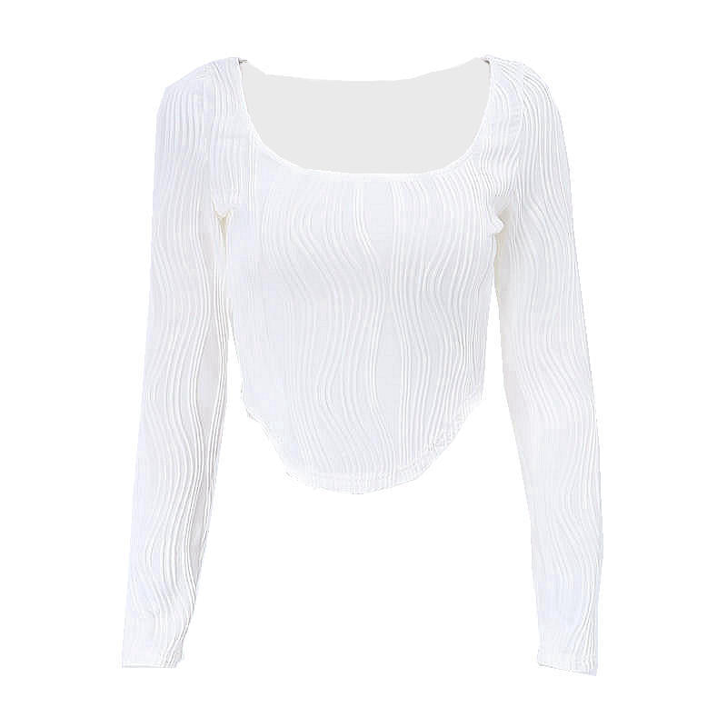 New French Design Pleated Top Limorista