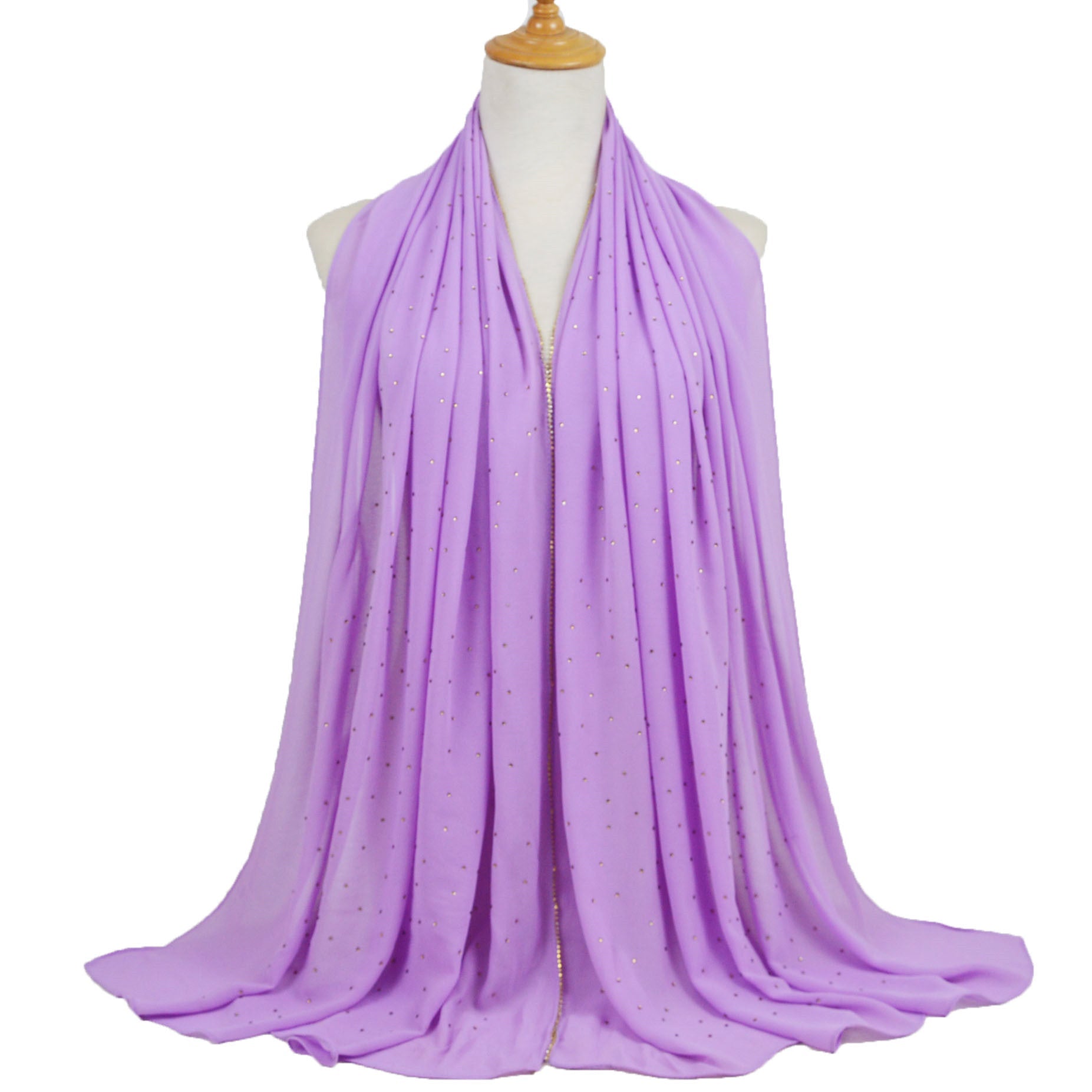 Chain Pearl Chiffon Hui Hood Limorista