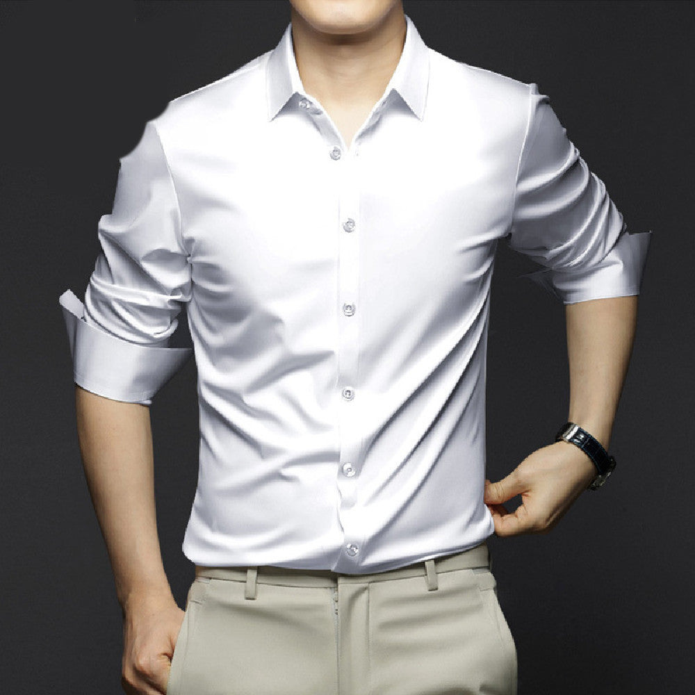 Business High-end Ice Silk Shirt Limorista