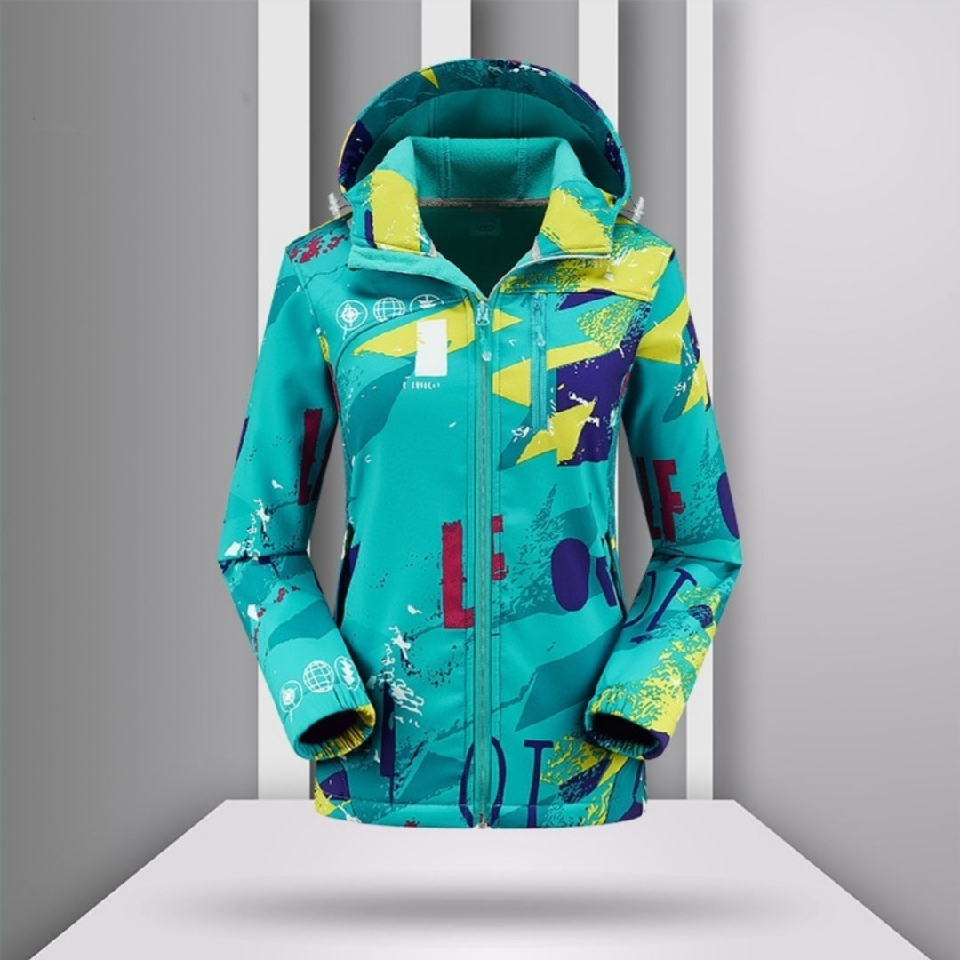 Autumn Couple Outdoor Casual Hooded Jacket Color Matching Limorista