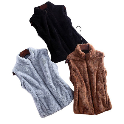 Double-sided Fleece Sweater Women&