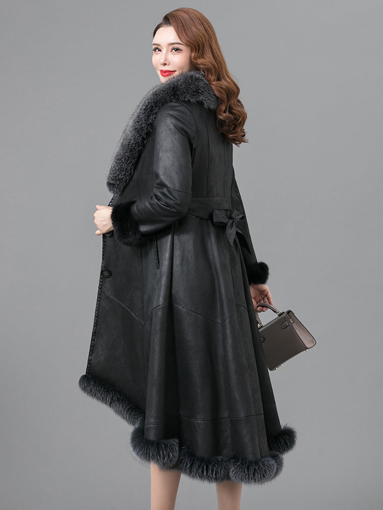Real Fur One Woman Coat Thickened Limorista