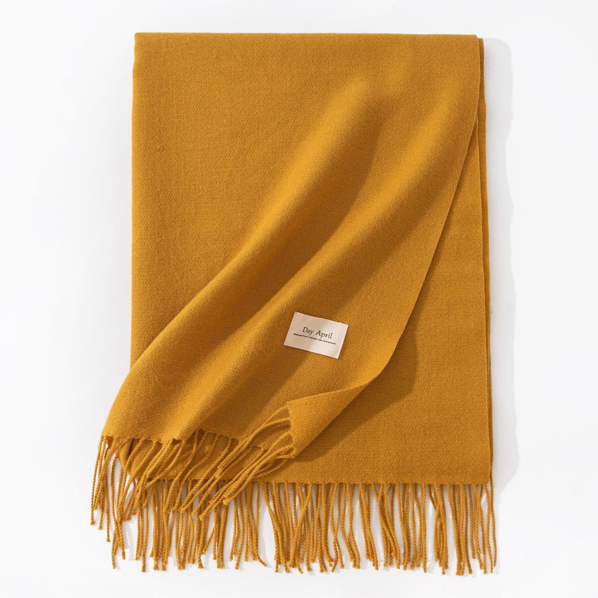 Pure Color Artificial Cashmere Scarf Women&