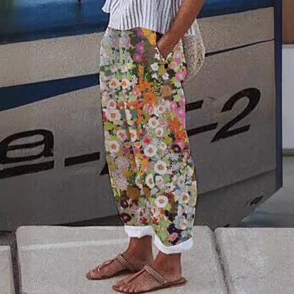 New Casual 3D Digital Printing Drawstring Trousers Limorista