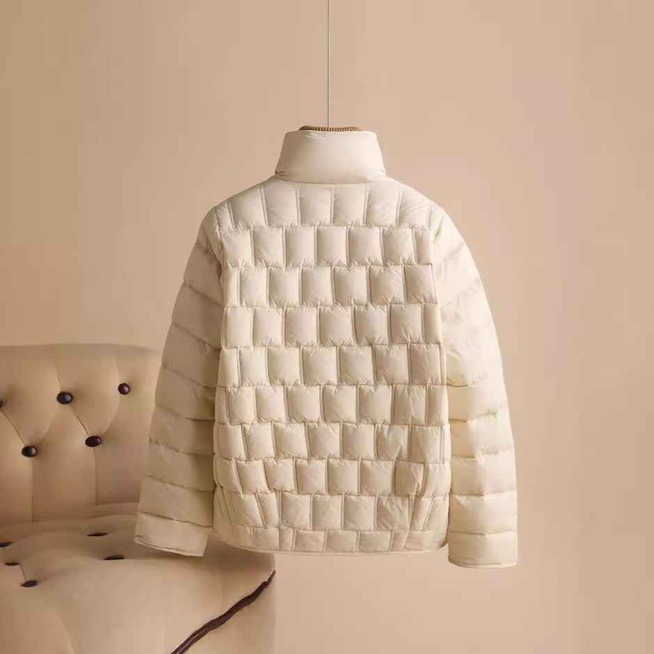 Fashion Simple Thin Lightweight Short Type Down Jacket Limorista