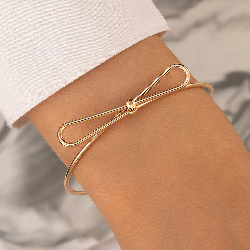 Bow Letter Personality Geometric Irregular Bracelet Limorista