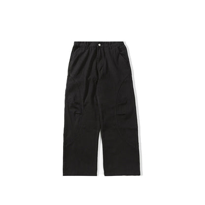 Japanese Curved Soft Pleat Casual Pants All-match Neutral Limorista