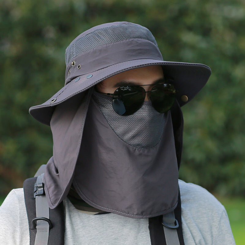 Windproof Sunscreen VisorCap Summer Cycling Fishing Hat Thin Quick-Drying BreathableCap Limorista