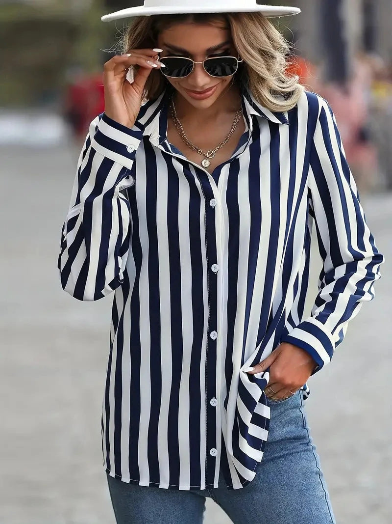 New Striped Colorful Women&