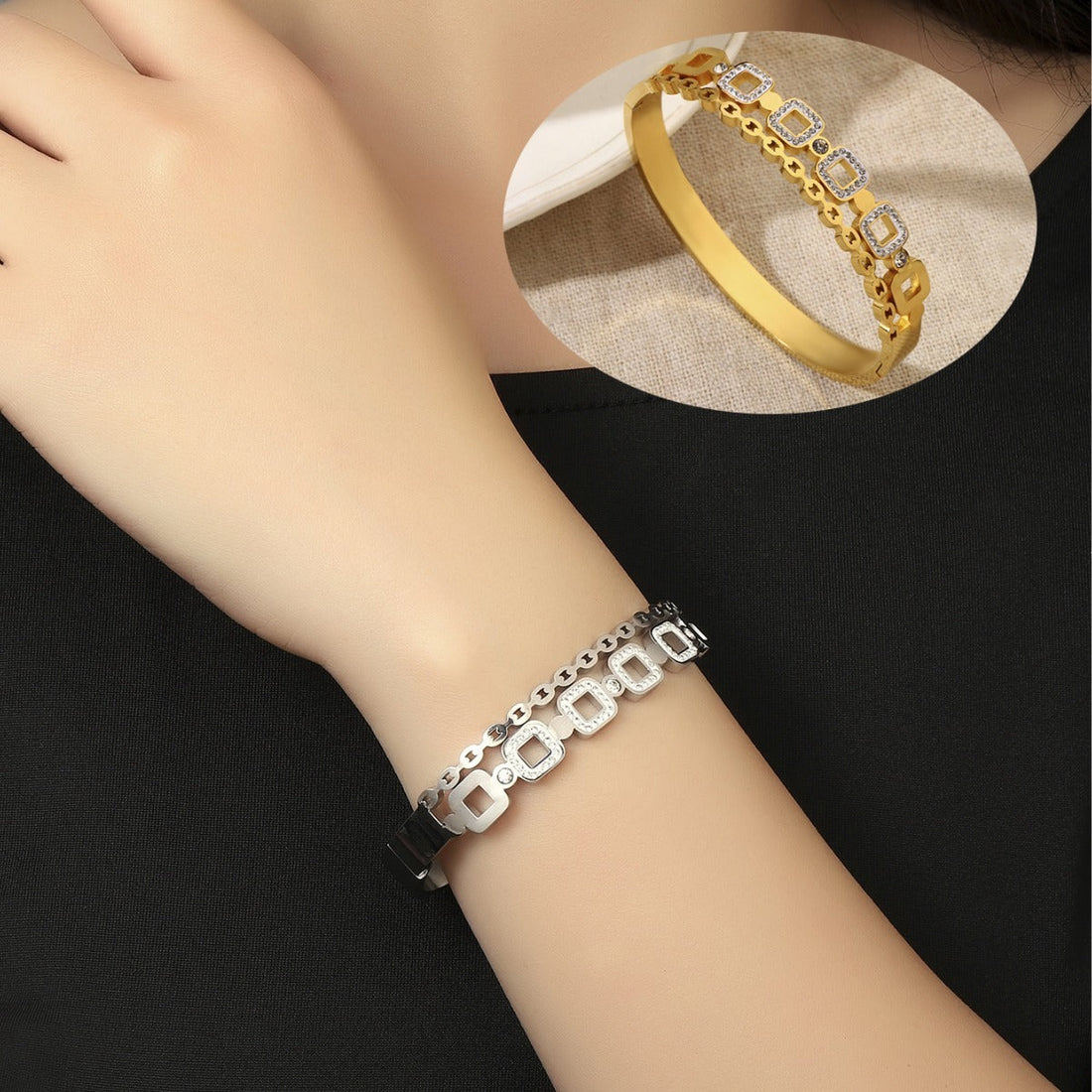 Stainless Steel Electroplated Bracelet For Women Limorista