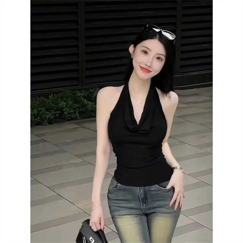 Off-the-shoulder Slim-fit All-matching Short Top Limorista