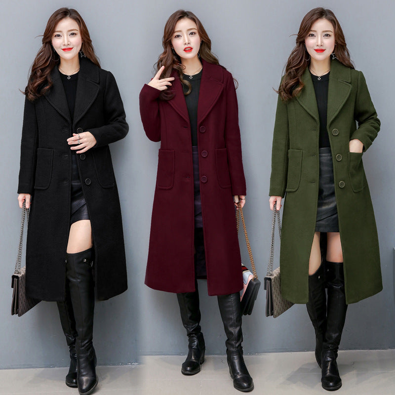 Fashionable Over-the-knee Woolen Women&