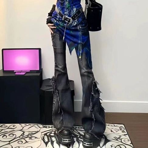 Fashion American Slightly Flared Jeans Women Limorista