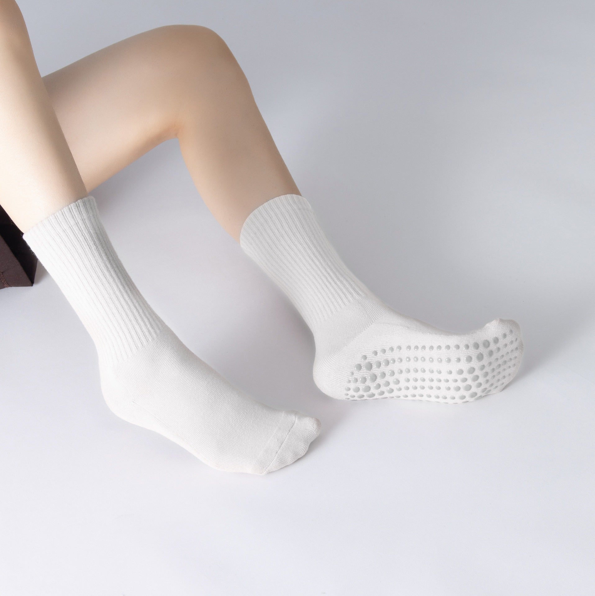 Indoor Anti Skid Wear Resistant Foot Guard Medium Tube Socks Limorista