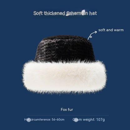 Velvet Hood Female Winter Korean Style Face Small Extra Thick Protection Limorista