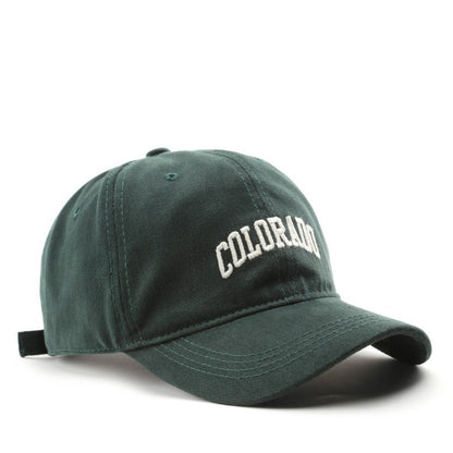 Japanese Fashionable Retro Female Letter Embroidery Baseball Cap Limorista