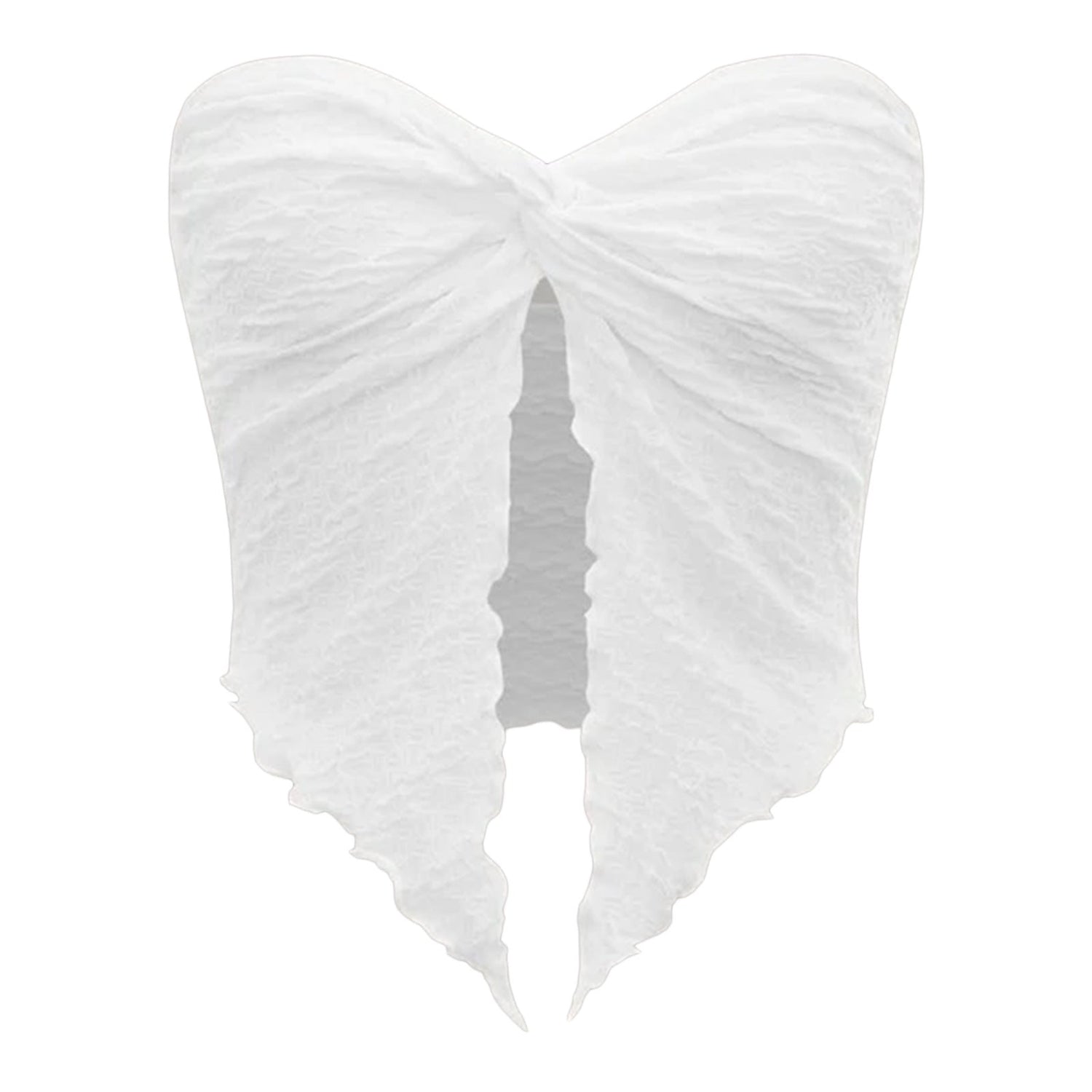 European And American Fashion Sexy Pleated Twist Tube Top Backless Top Limorista