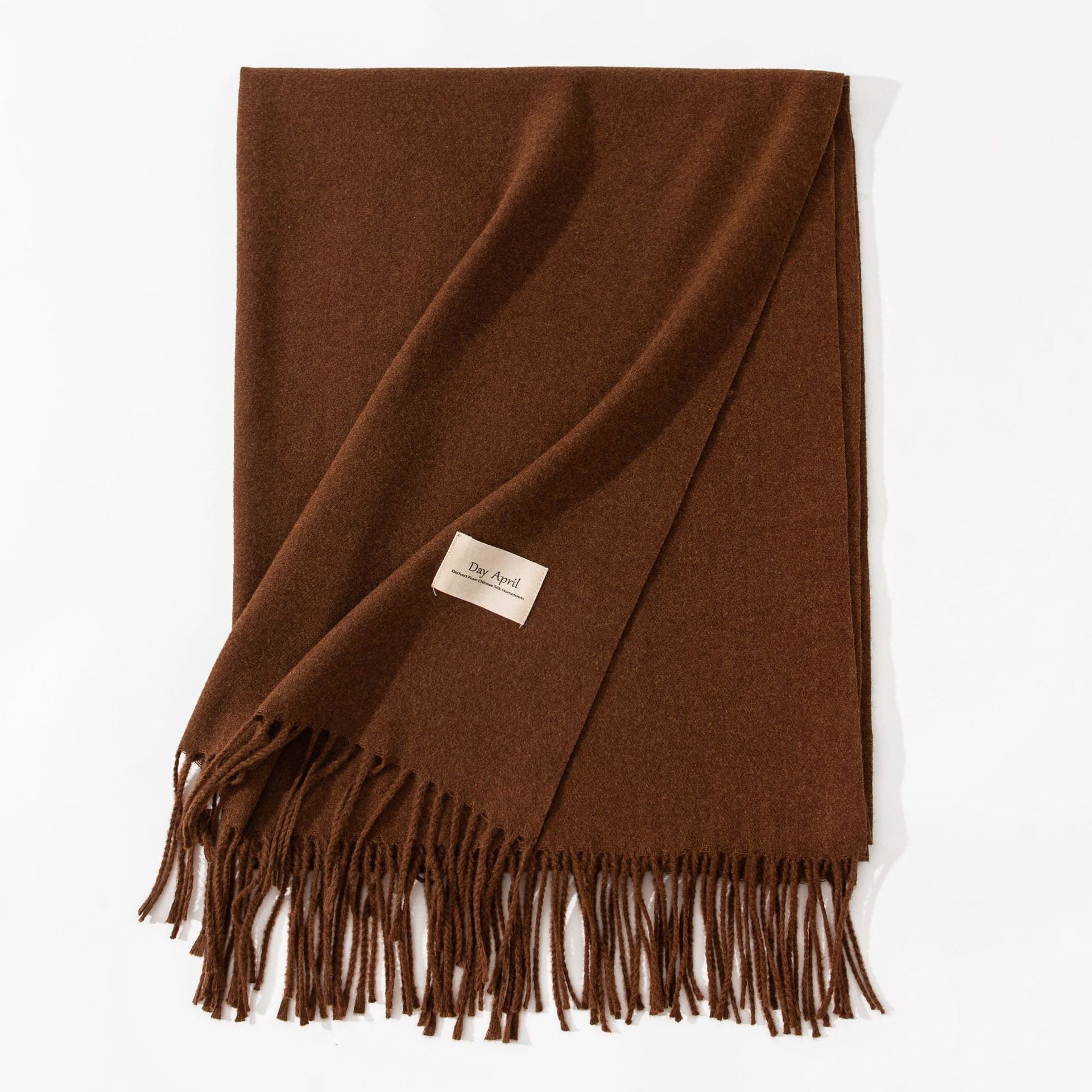 Pure Color Artificial Cashmere Scarf Women&