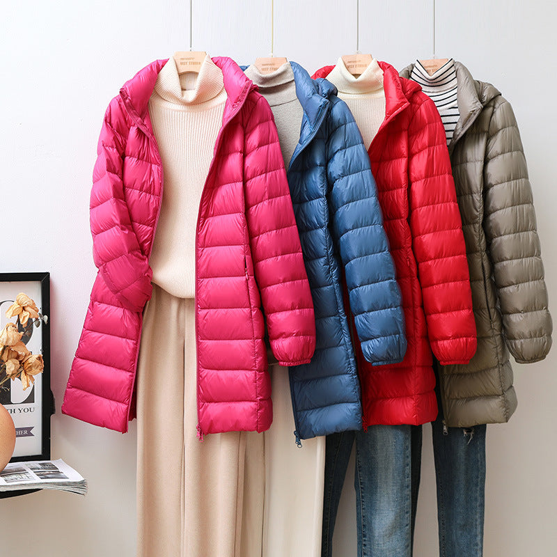 Hat Detachable Autumn And Winter Lightweight Down Coat Limorista