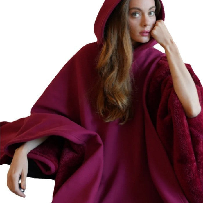 Woolen Loose Cape Tops For Men And Women Limorista